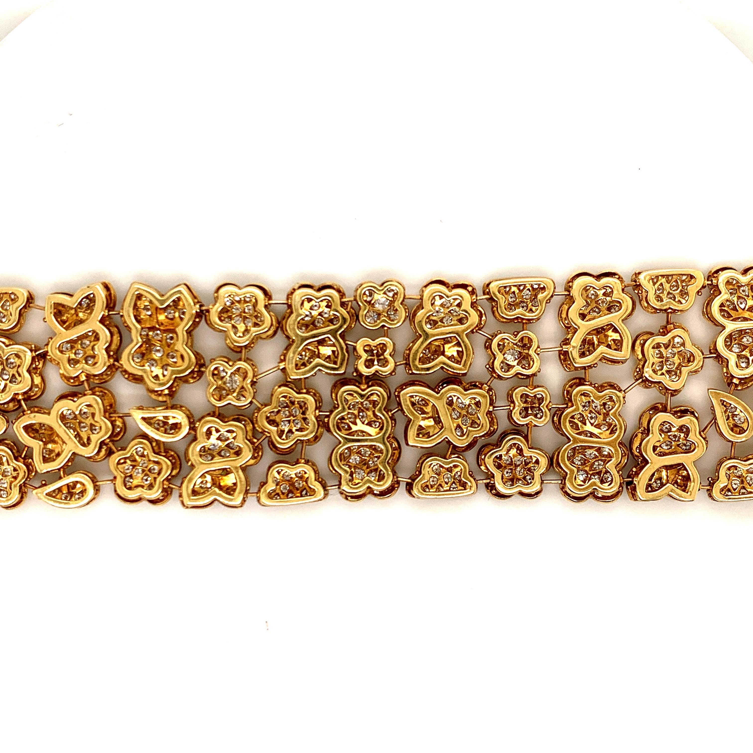 Van Cleef & Arpels 18k Gold Diamond 'Melusine' Bracelet 2