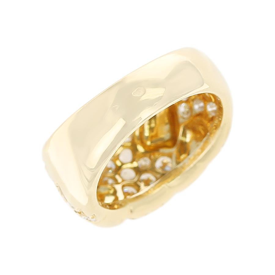 Van Cleef & Arpels Diamant- und Goldring mit Design, 18 Karat für Damen oder Herren im Angebot