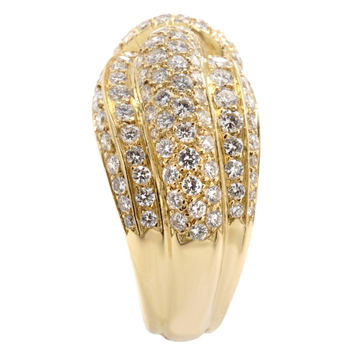 Anillo de oro y diamantes Van Cleef & Arpels Moderno en venta