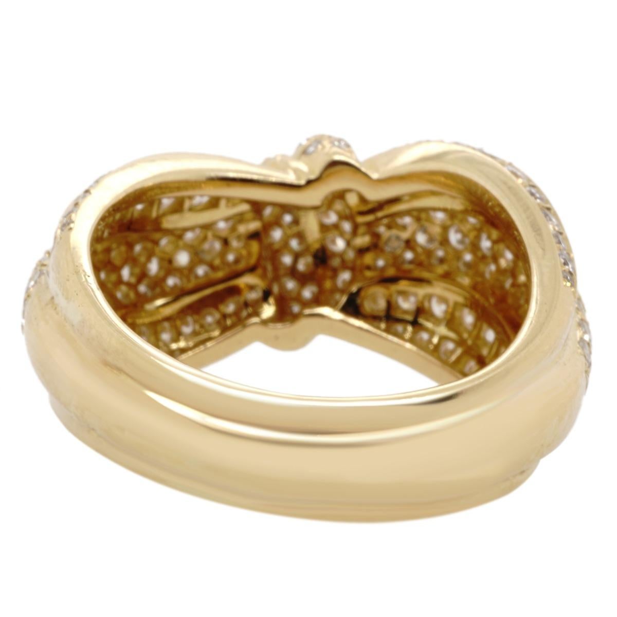 Van Cleef & Arpels Diamond and Gold Ring For Sale 1