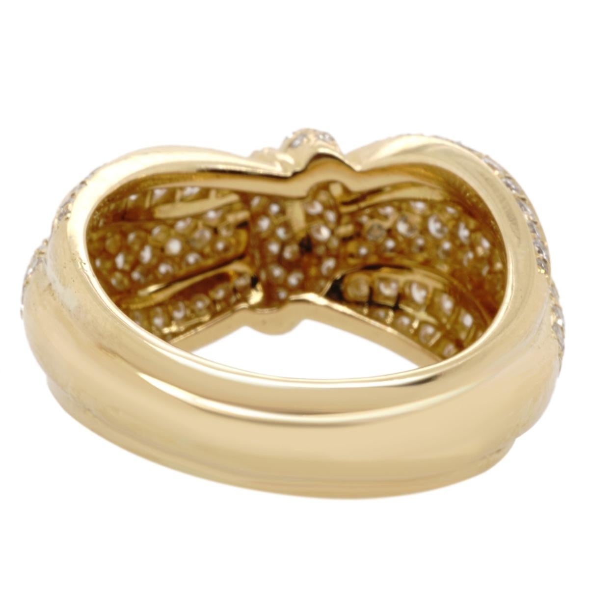 Anillo de oro y diamantes Van Cleef & Arpels en venta 1