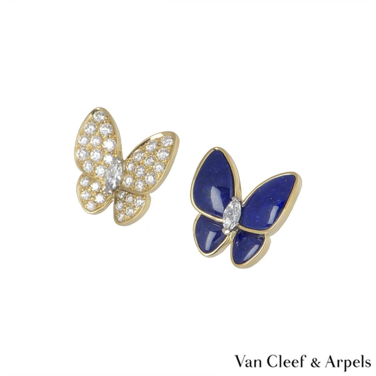van cleef butterfly earrings