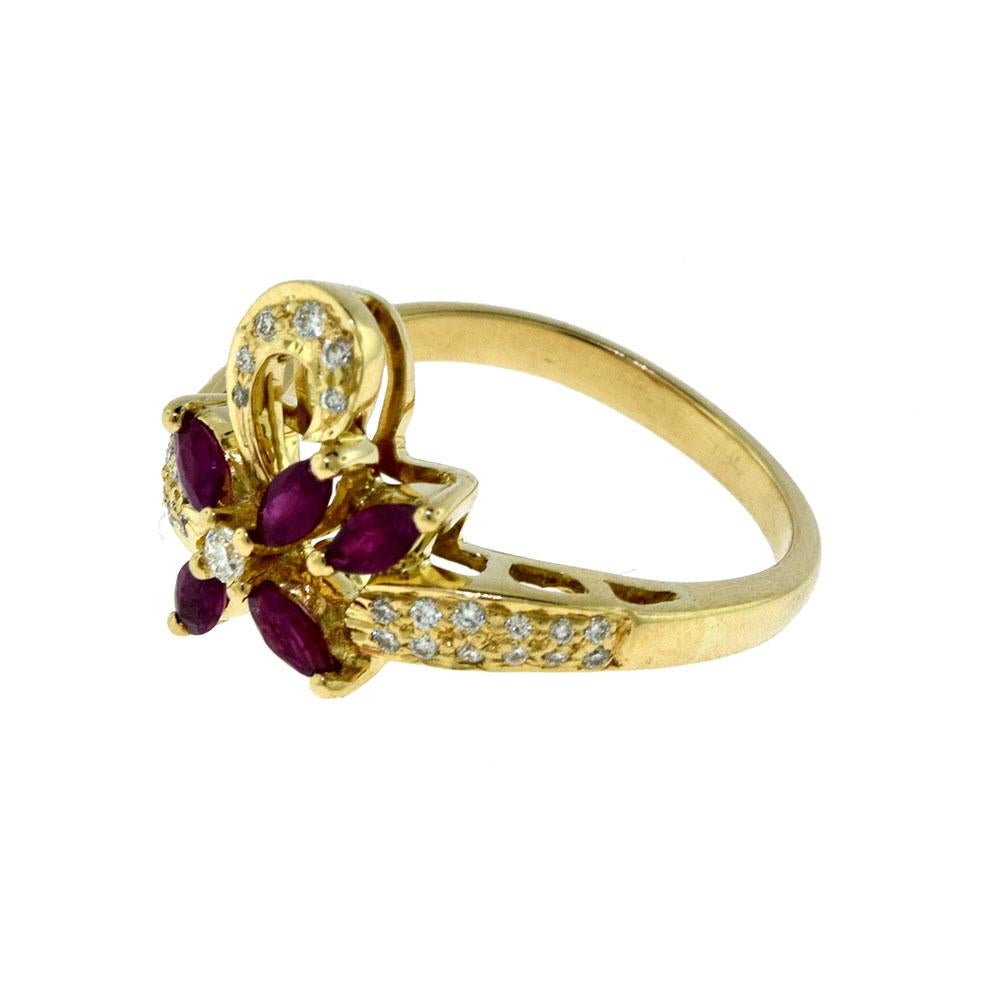 Brilliance Jewels, Miami
Questions? Call Us Anytime!
786,482,8100

Ring Size: 6.5 – 6.75

Designer: Van Cleef & Arpels

Metal: Yellow Gold

Metal Purity: 18k

Stones: 5 Marquee Rubies, 1 Lg. Diamond Center Stone, 30 Sm. Diamonds

Total Carat Weight: