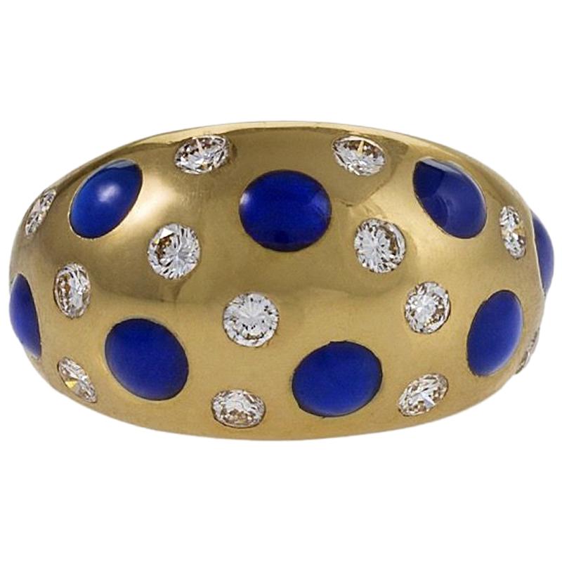 Van Cleef & Arpels Diamond and Sapphire Ring