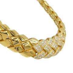 Van Cleef & Arpels Halskette aus Diamanten und Gelbgold