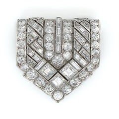 Van Cleef & Arpels Diamond Art Deco Clip, France, ca. 1920s