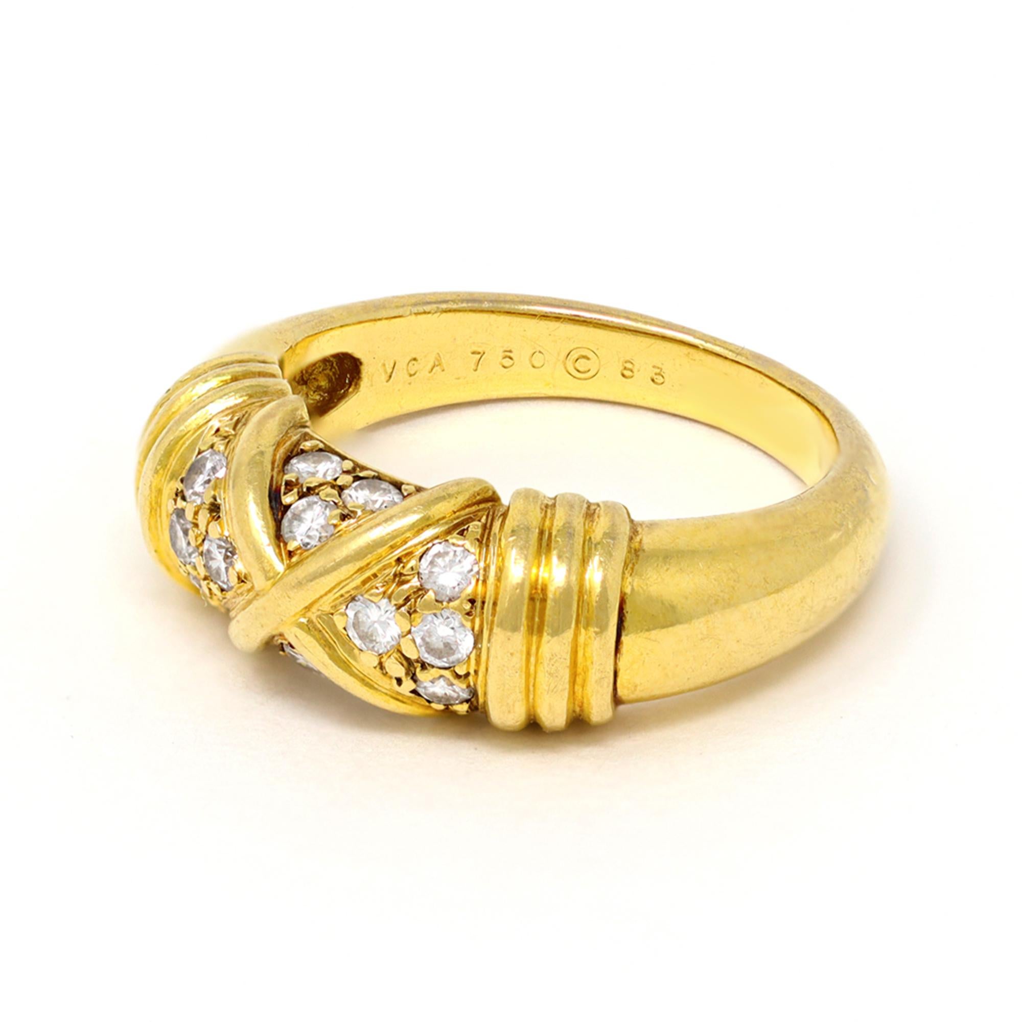 perlee diamond duo ring