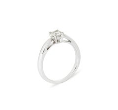 Van Cleef & Arpels Diamond Bonheur Solitaire Ring Size 51 0.40ct E/ VVS2