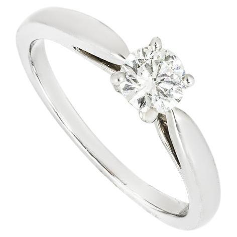 Van Cleef 
Arpels Diamant Bonheur Solitär Ring Größe 51 0.40ct E/ VVS2 im Angebot