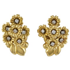 Van Cleef & Arpels Diamond Bouquet Earrings