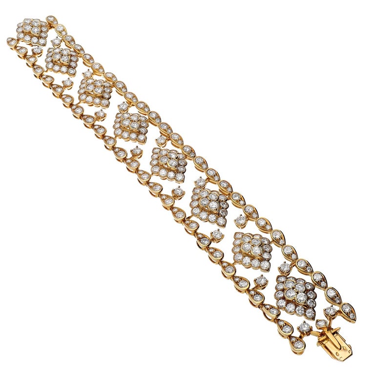 Van Cleef and Arpels Diamond Bracelet For Sale at 1stDibs | van cleef ...