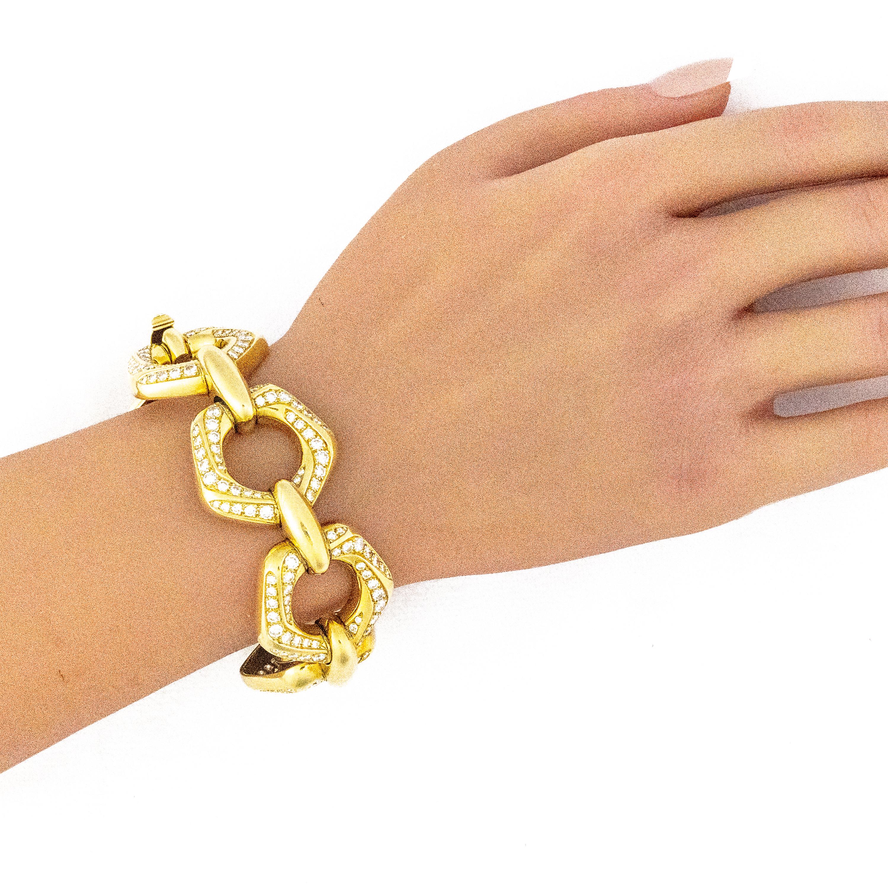 Rétro Van Cleef & Arpels Bracelet en diamants en vente