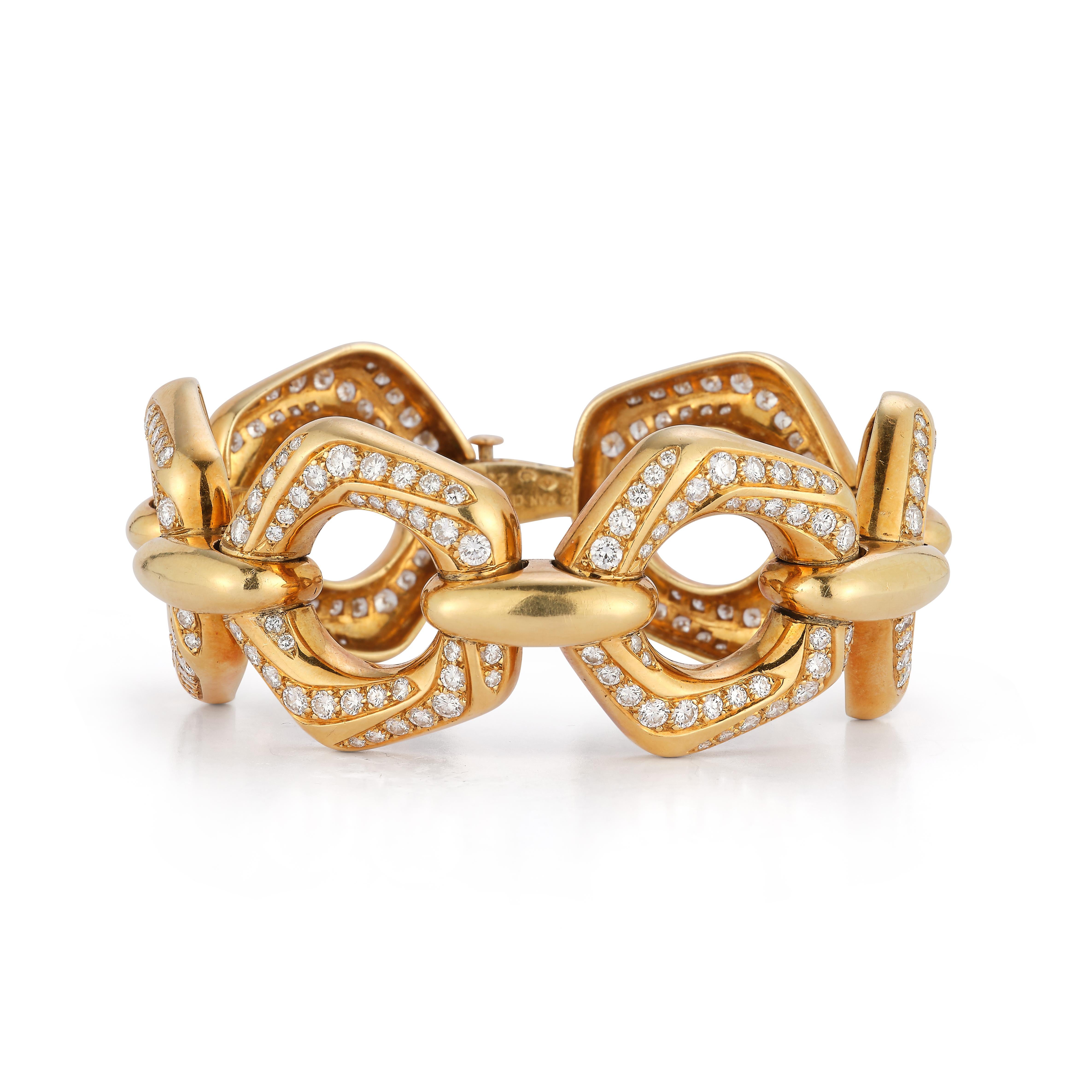 Van Cleef & Arpels Diamant-Armband im Zustand „Hervorragend“ im Angebot in New York, NY