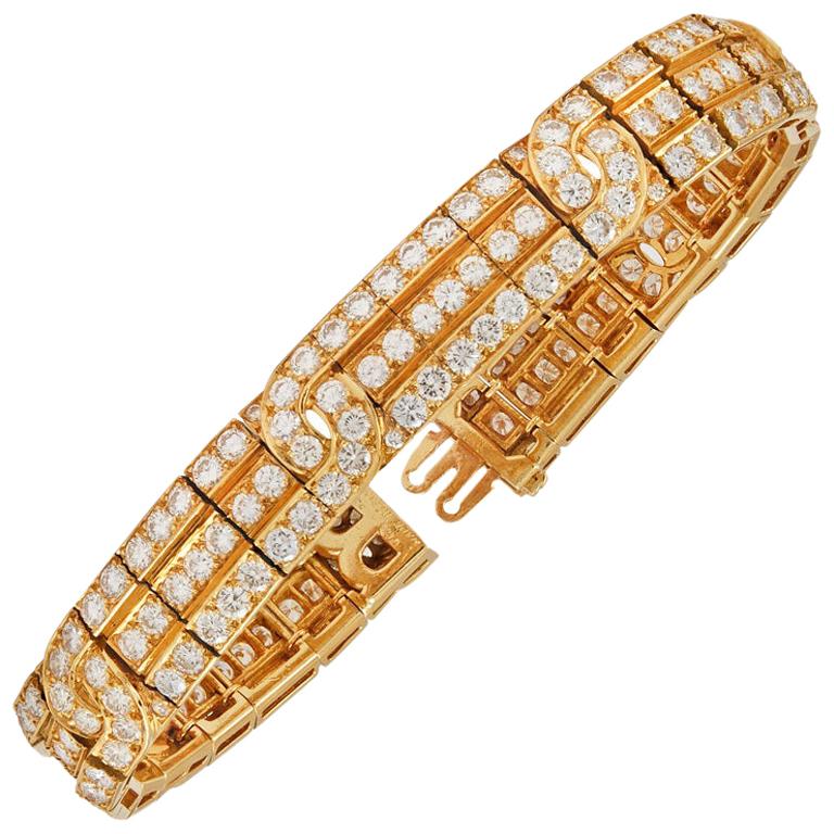 Van Cleef & Arpels Vintage Collection Diamond Bracelet