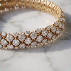 Van Cleef & Arpels Diamond Bracelet in 18K Yellow Gold