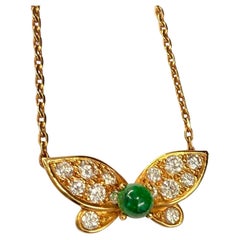 Van Cleef & Arpels Diamond Butterfly Necklace