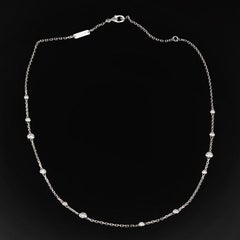 VAN CLEEF & ARPELS Diamond By The Yard White Gold Necklace