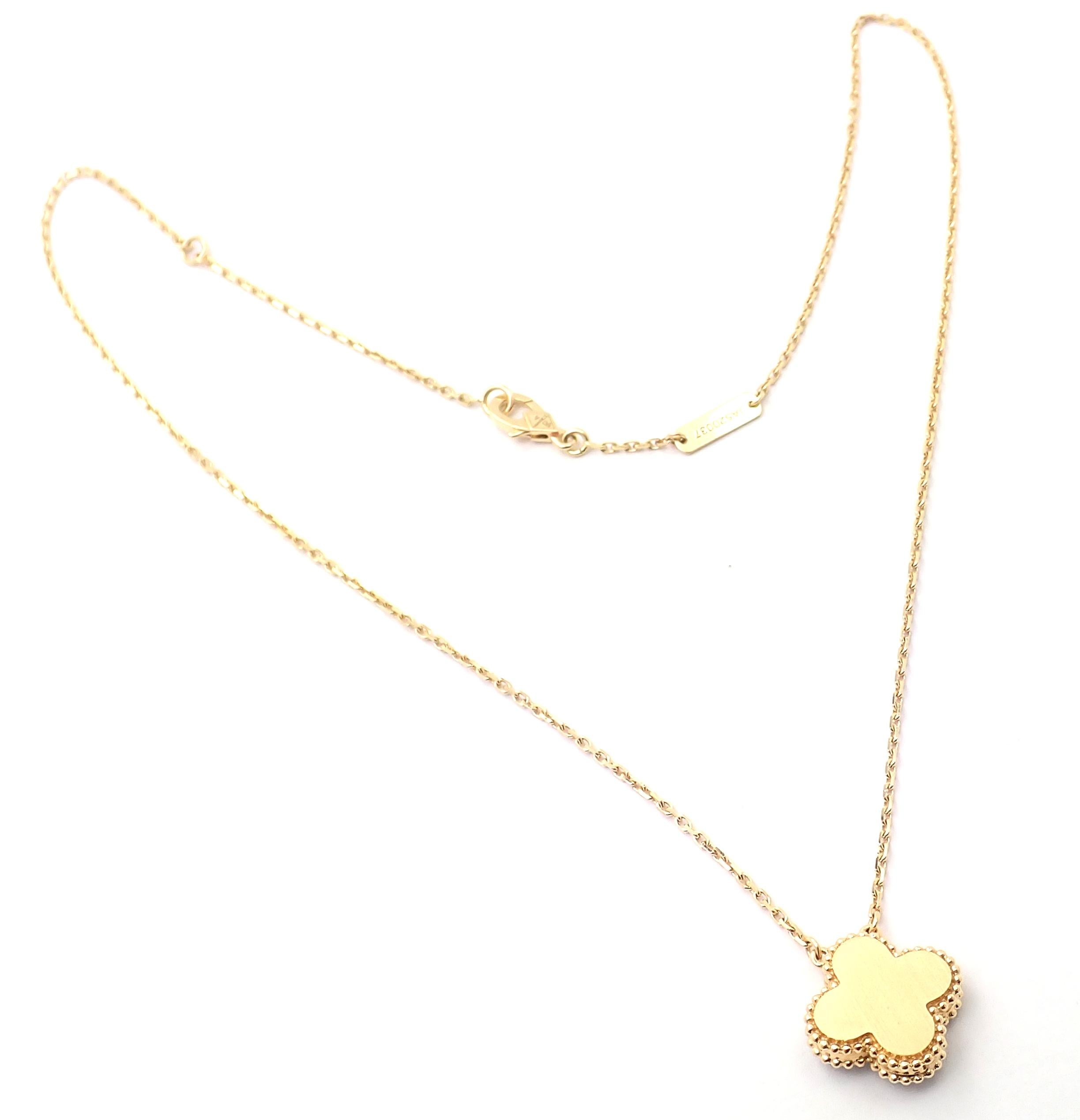 blue vancleef necklace