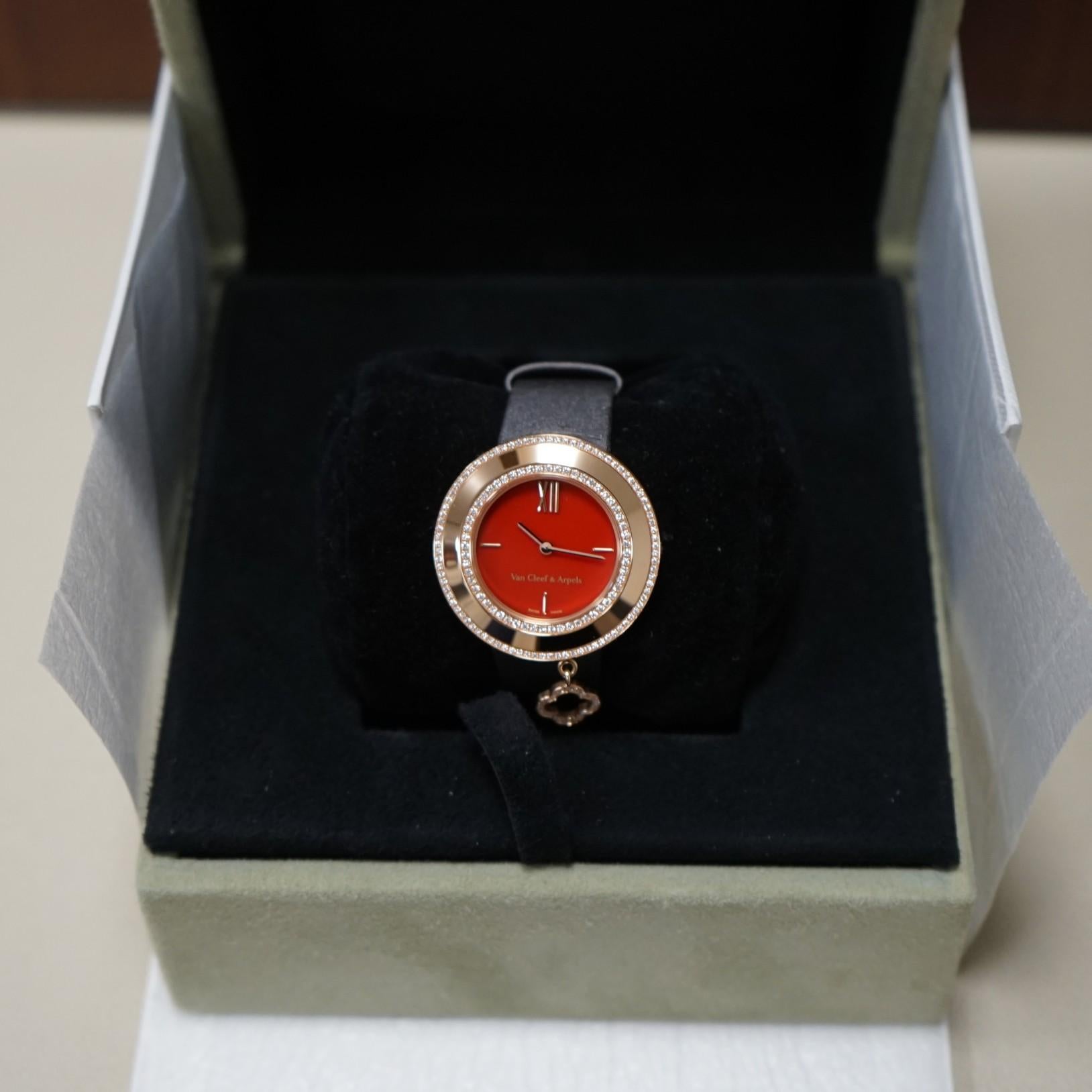 van cleef charm watch