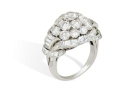 Van Cleef & Arpels diamond cluster ring, circa 1950.