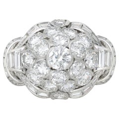 Van Cleef & Arpels diamond cluster ring, circa 1950.