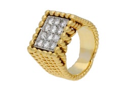 Van Cleef & Arpels Diamond Cocktail Ring, French, circa 1960