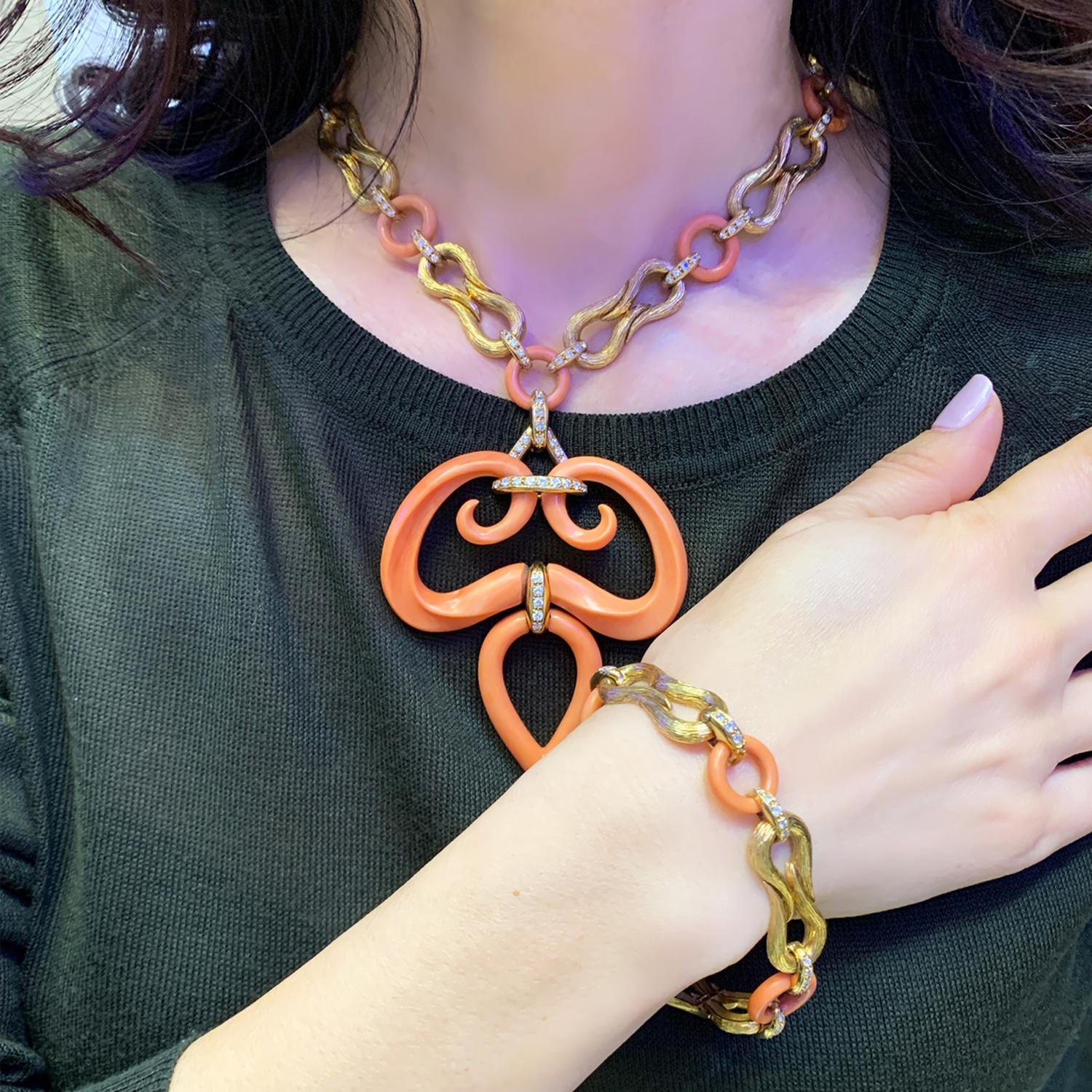 Van Cleef & Arpels Collar Sautoir Vintage Convertible Pulsera Corte mixto en venta