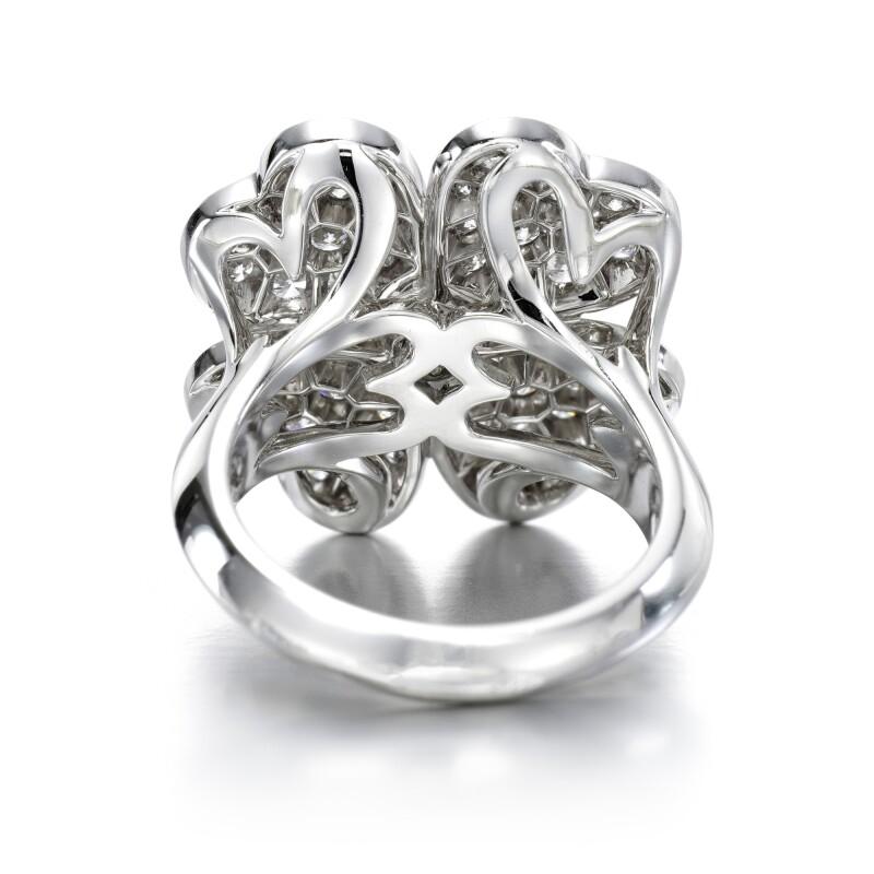 Artist Van Cleef & Arpels Diamond 'Cosmos' Medium Ring For Sale