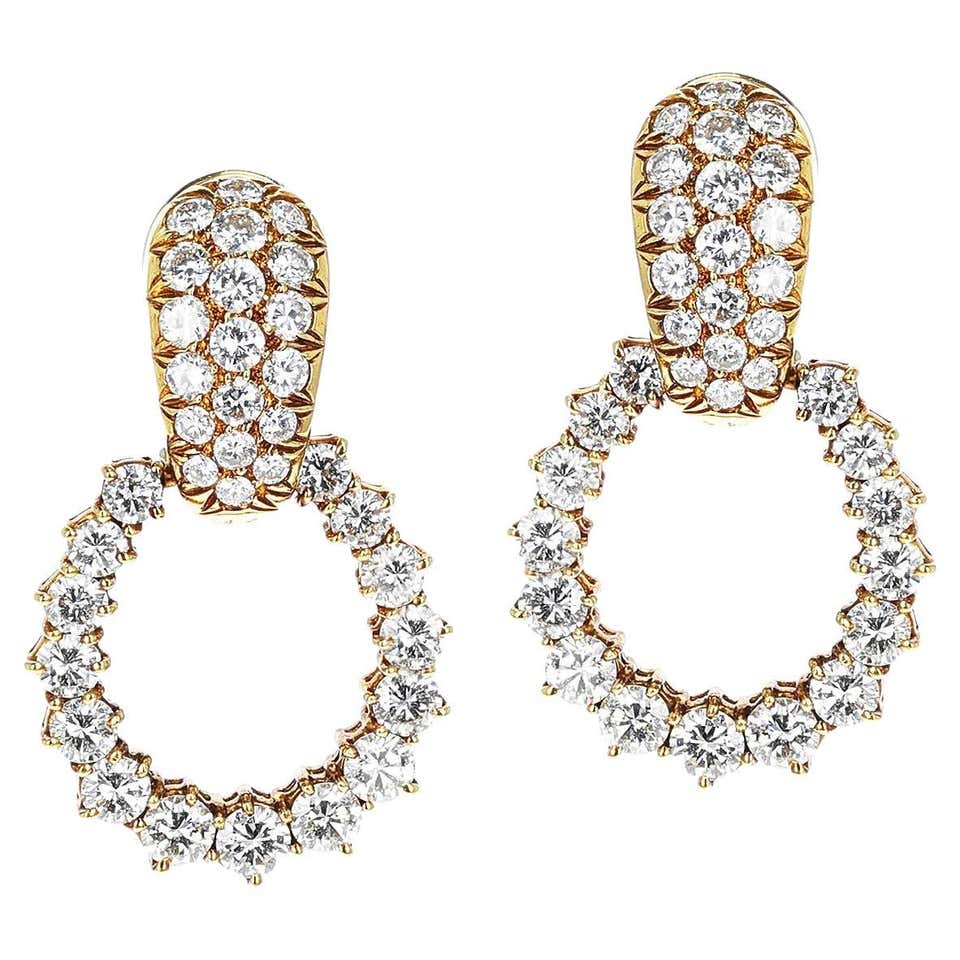 Van cleef drop earrings Clearance