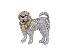 Van Cleef & Arpels Diamond Dog Brooch