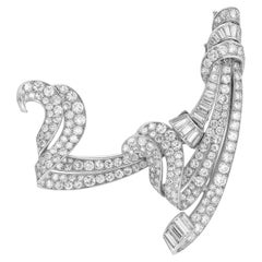 Van Cleef & Arpels Diamond Double Clip-Brooch