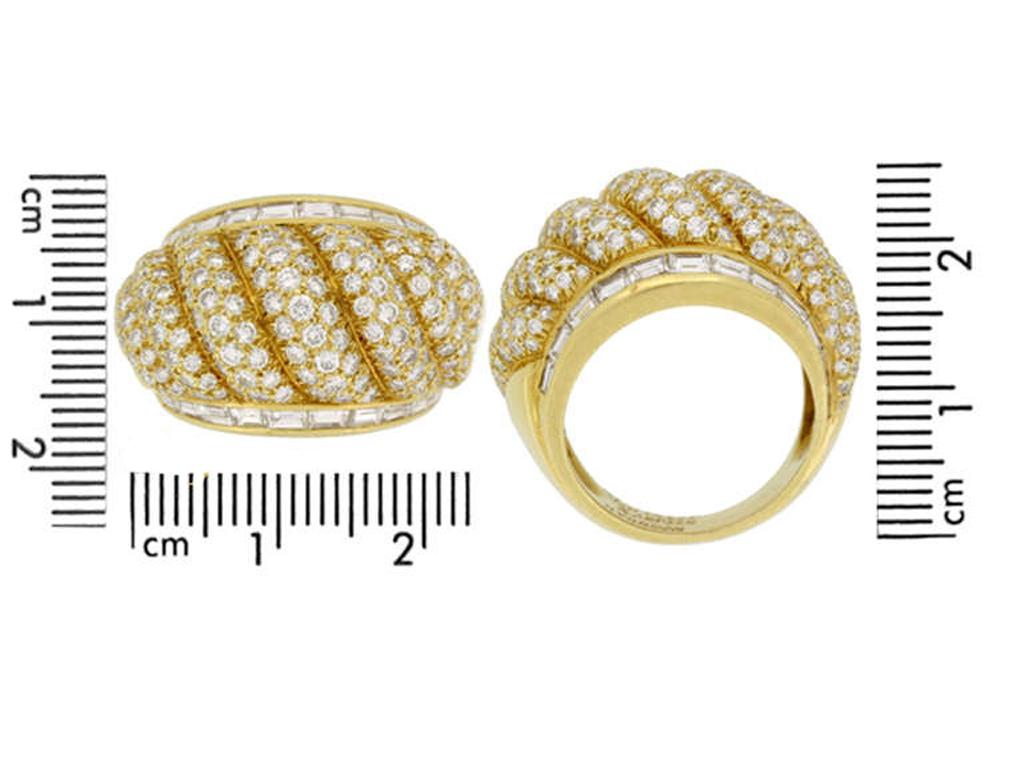 Van Cleef & Arpels Diamant-Kleiderring, um 1950 Damen im Angebot