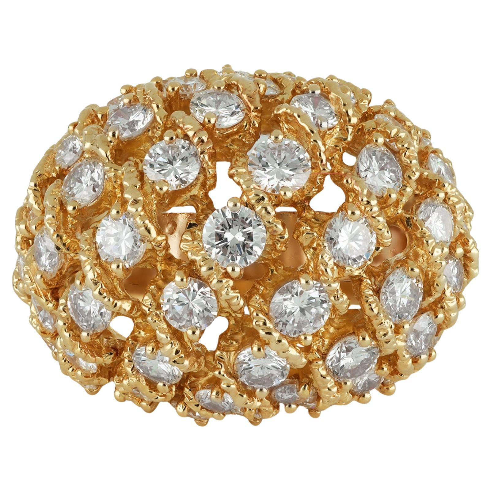 Van Cleef & Arpels diamond dress ring, circa 1950.
