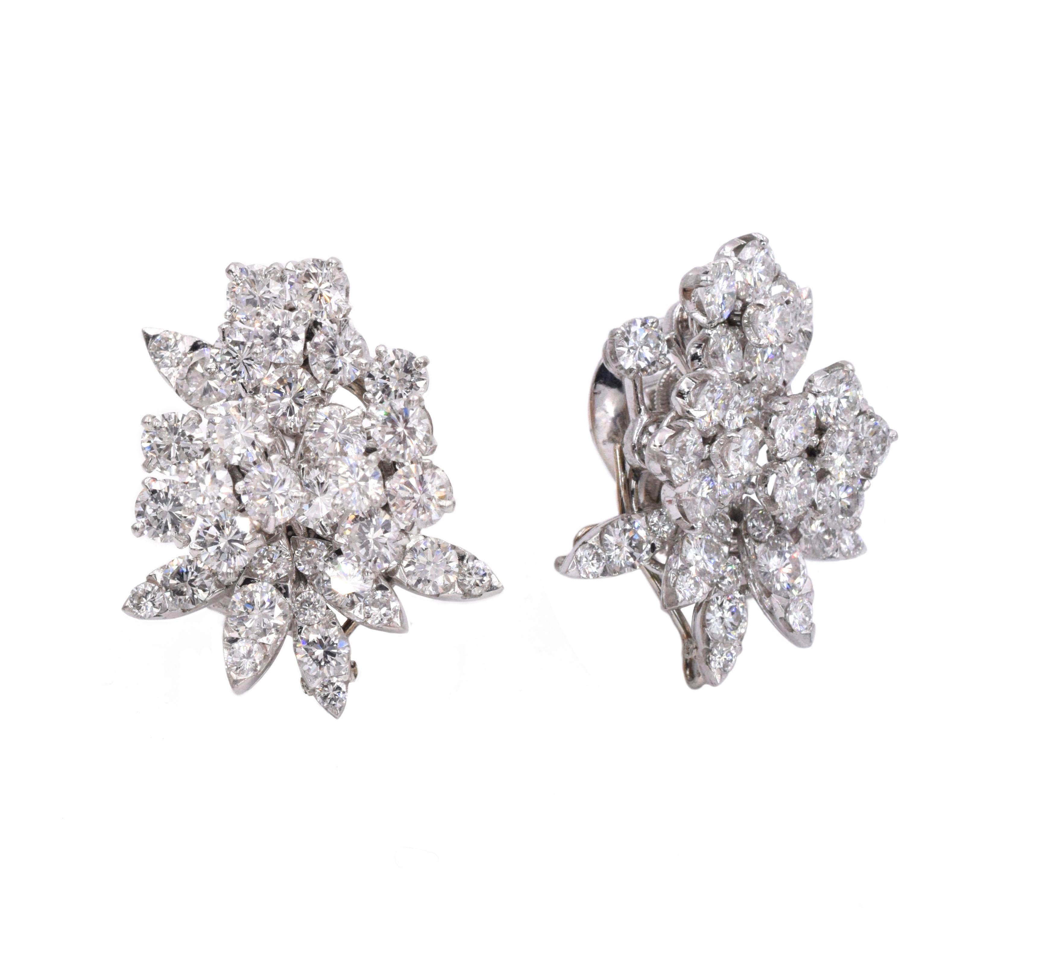 Artist Van Cleef & Arpels Diamond Earrings