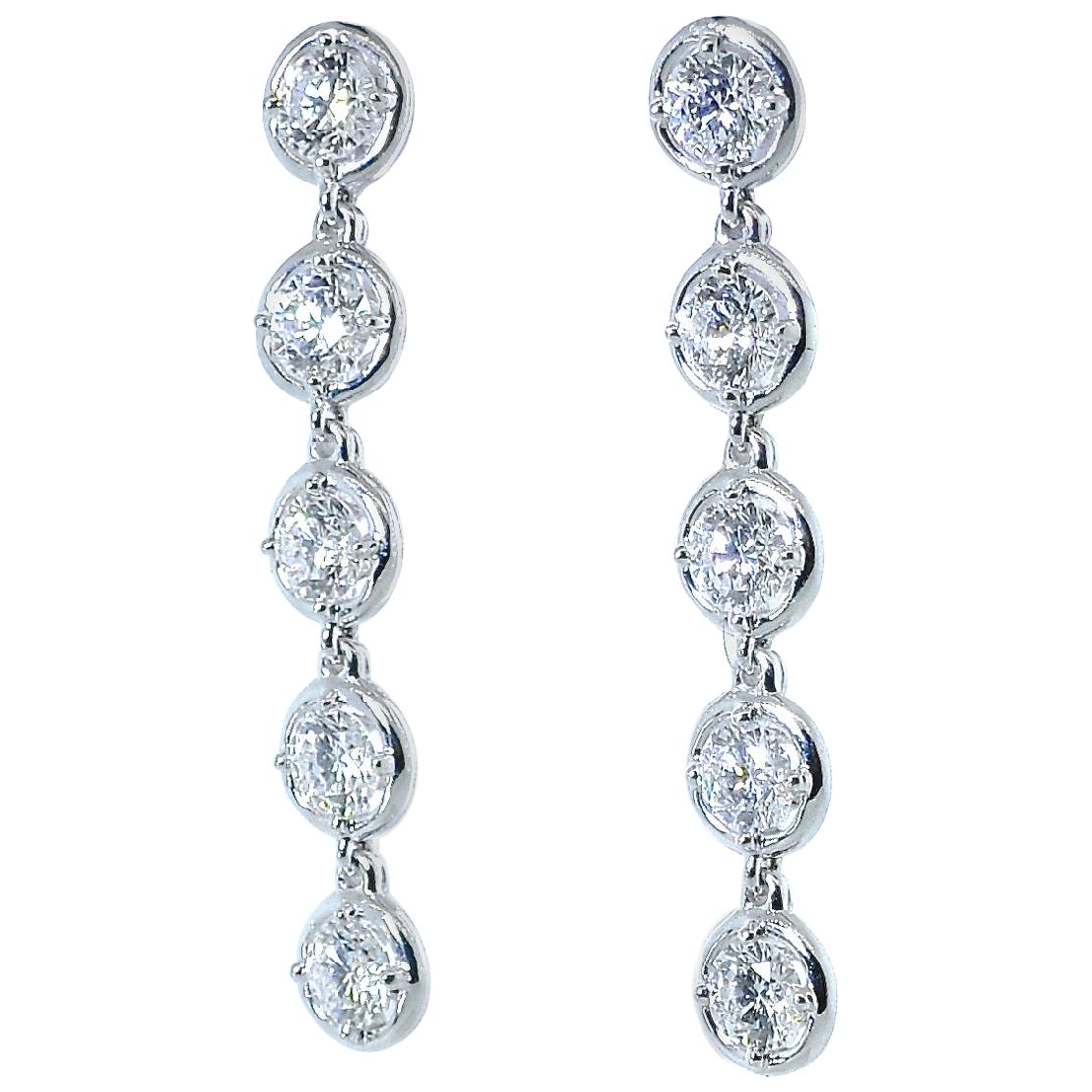 Van Cleef & Arpels Diamond Earrings, French