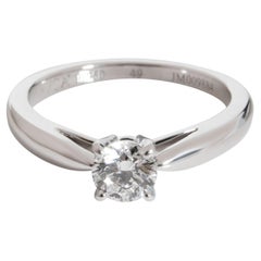 Van Cleef & Arpels Diamond Engagement Ring in Platinum E-F VVS2 0.4 CTW