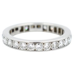 Van Cleef & Arpels, anneau d'éternité en diamants 1,5 carat CIRCA 1930