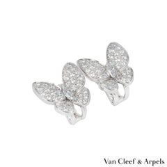 Van Cleef & Arpels Diamond Fauna Butterfly Earrings