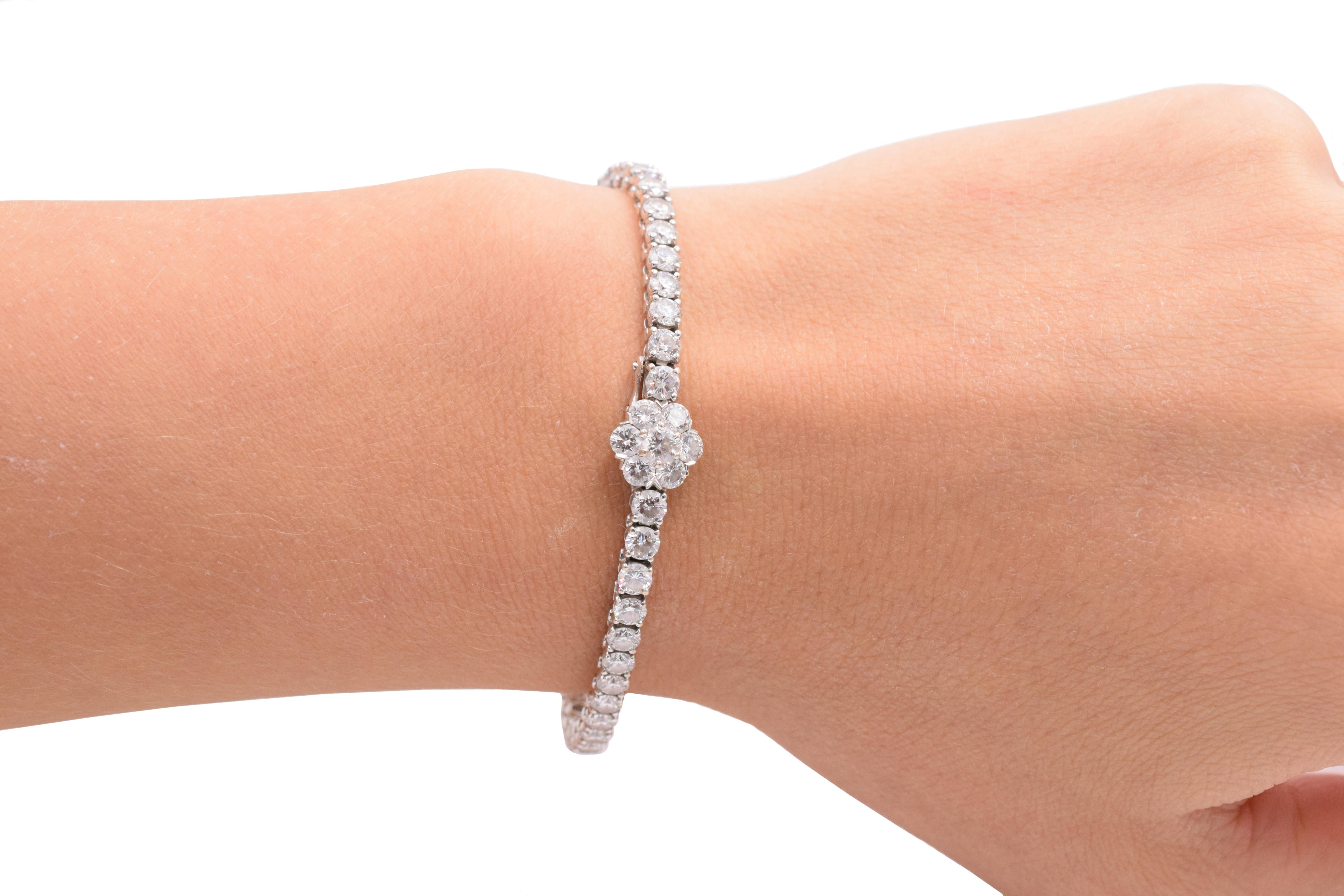 Van Cleef & Arpels Diamond 'Fleurette' Bracelet