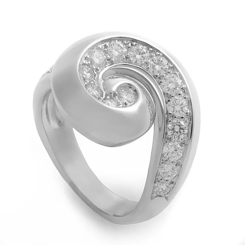 Women's Van Cleef & Arpels Diamond Gold Breeze Ring