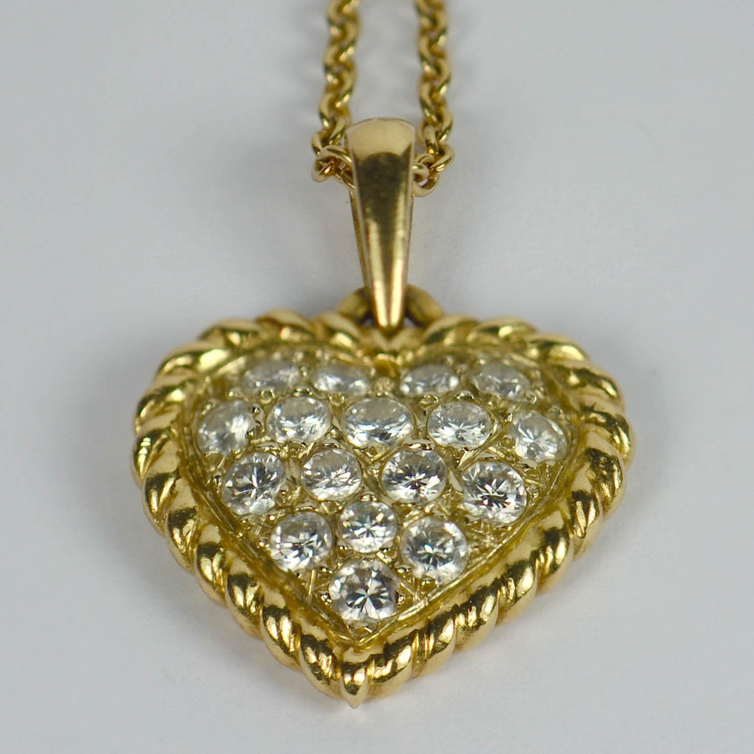 vca heart necklace