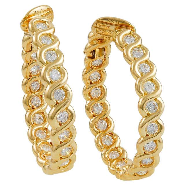 Van cleef and arpels hoop earrings Outlet