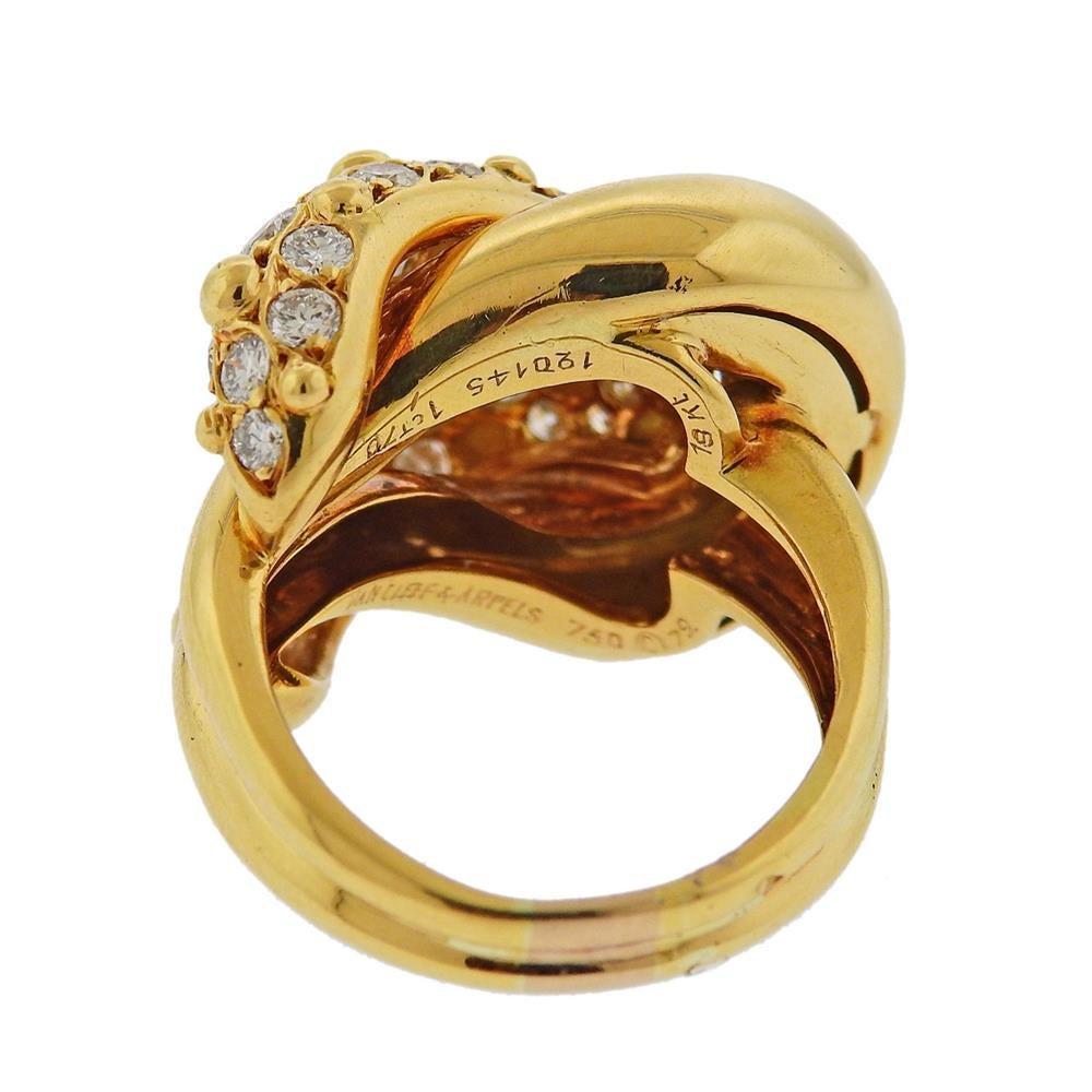 Van Cleef & Arpels Diamant-Ring aus Gold im Zustand „Hervorragend“ im Angebot in New York, NY