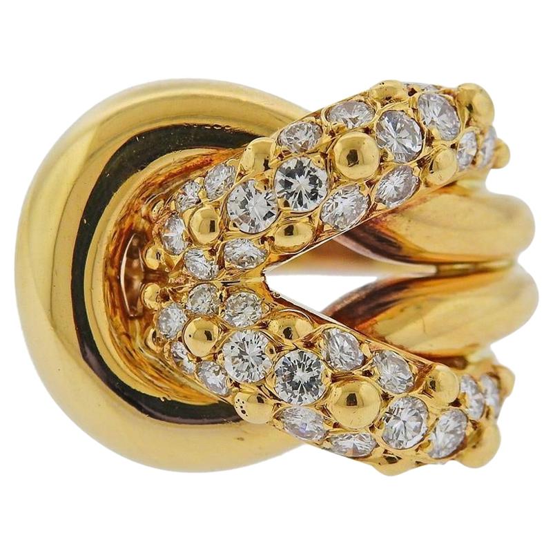 Van Cleef & Arpels Diamant-Ring aus Gold im Angebot