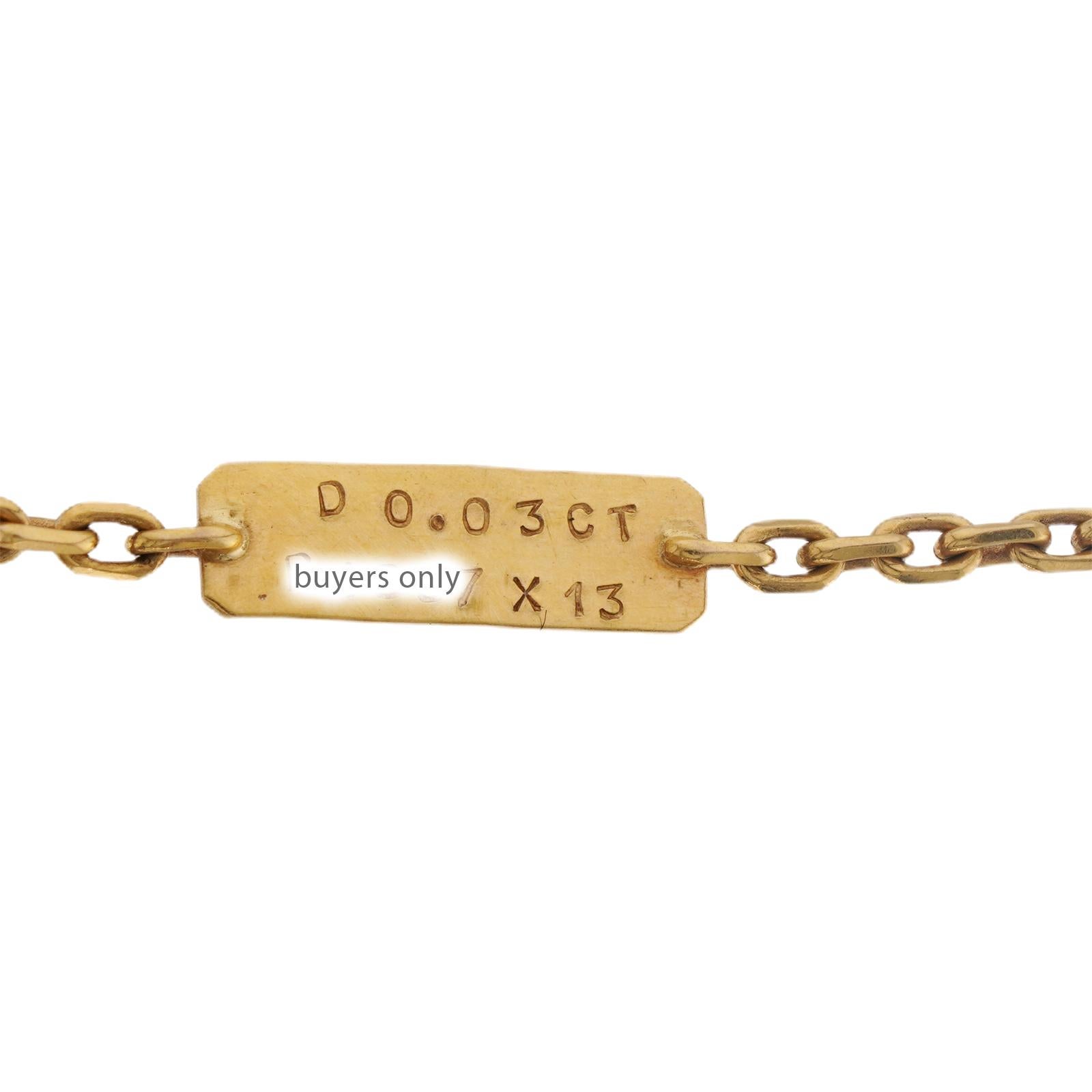 VAN CLEEF & ARPELS Diamante Verde Crisoprasa Mariposa Collar de Oro Amarillo en venta 4