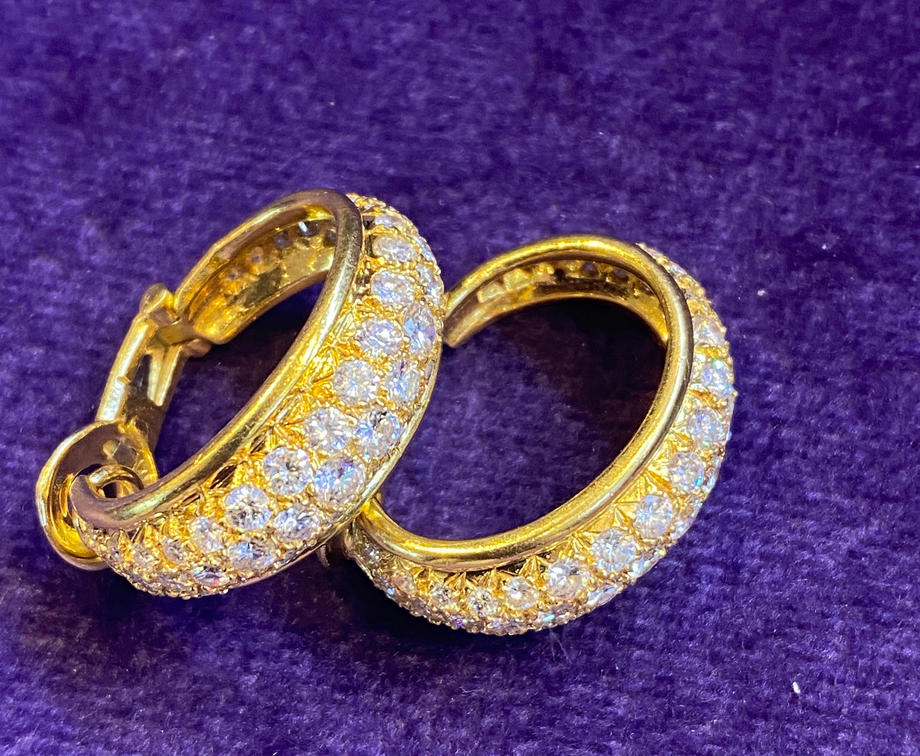 diamond bali earrings