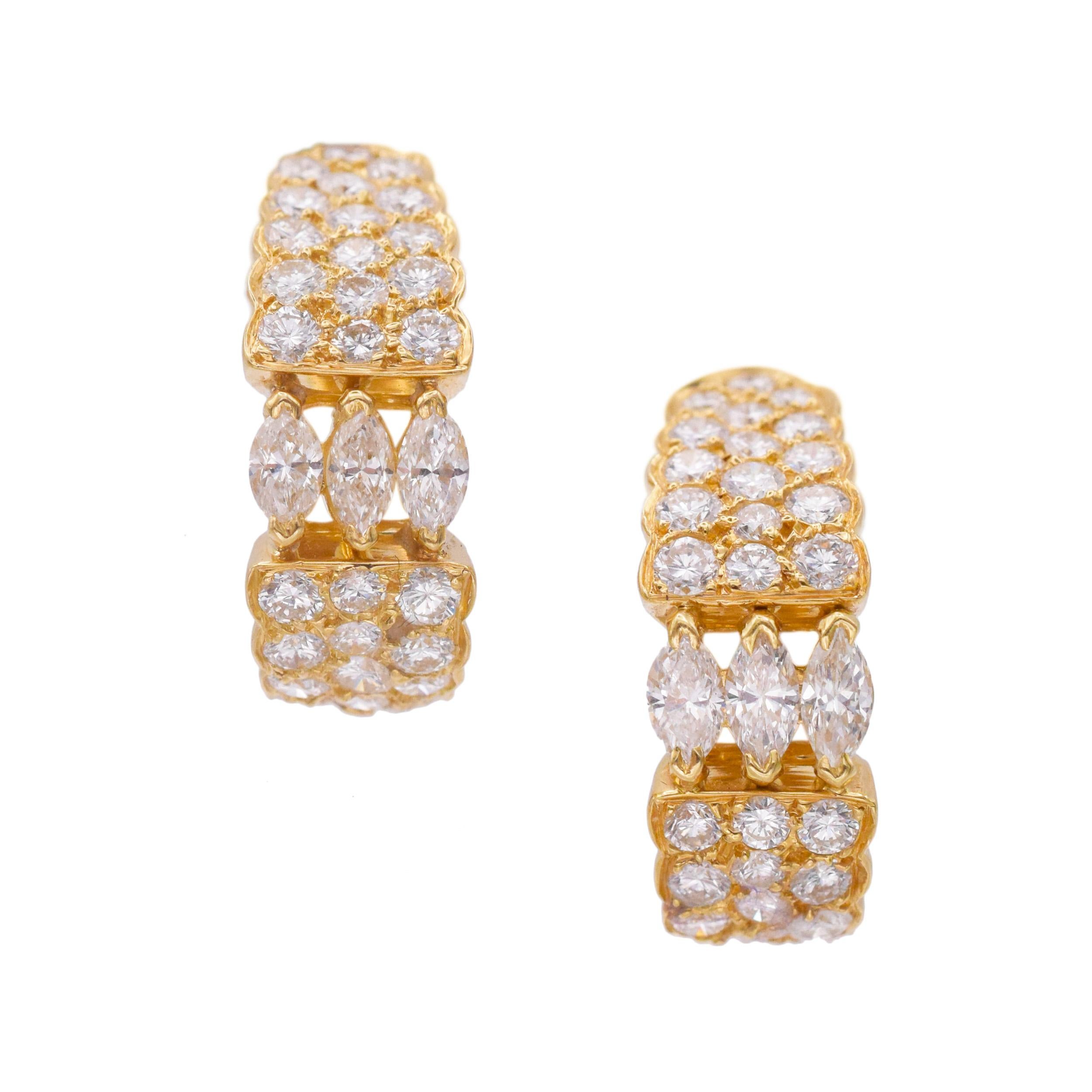 Van Cleef & Arpels Boucles d'oreilles en diamant Pour femmes en vente