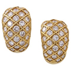 Van Cleef & Arpels Boucles d'oreilles "Huggie" en diamants