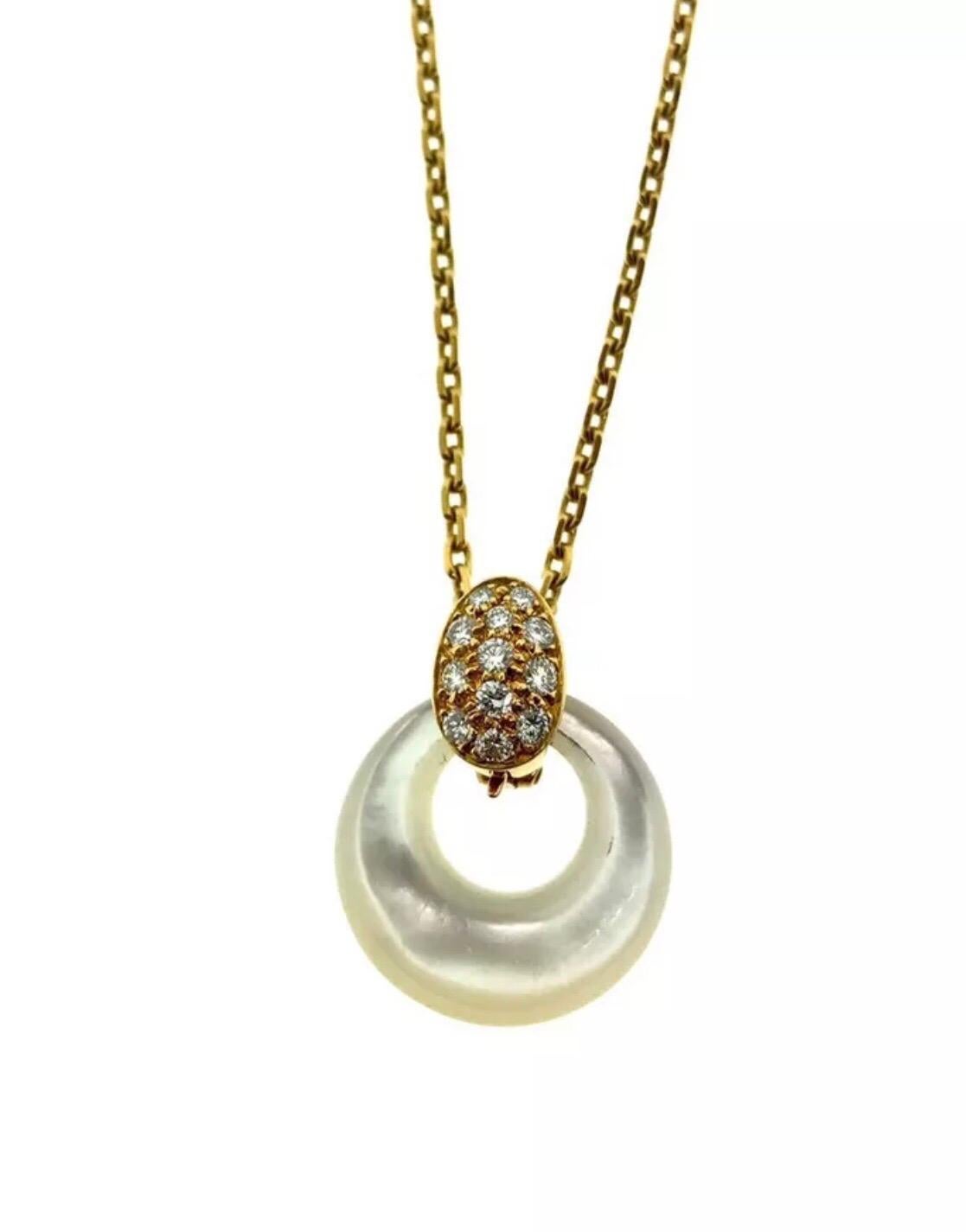 Van Cleef & Arpels Diamond Austauschbare Onyx-Perlen-Chrysopras-Halskette im Zustand „Hervorragend“ in Beverly Hills, CA