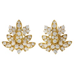 Van Cleef & Arpels Diamond Leaf Earrings